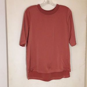 OVERSIZED SATIN TUNIC